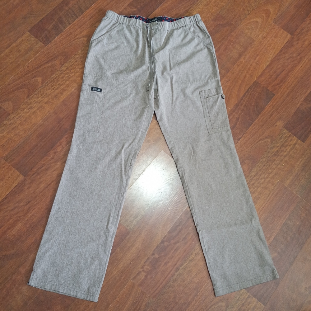 Koi Beige 7 Pocket Scrub Pants